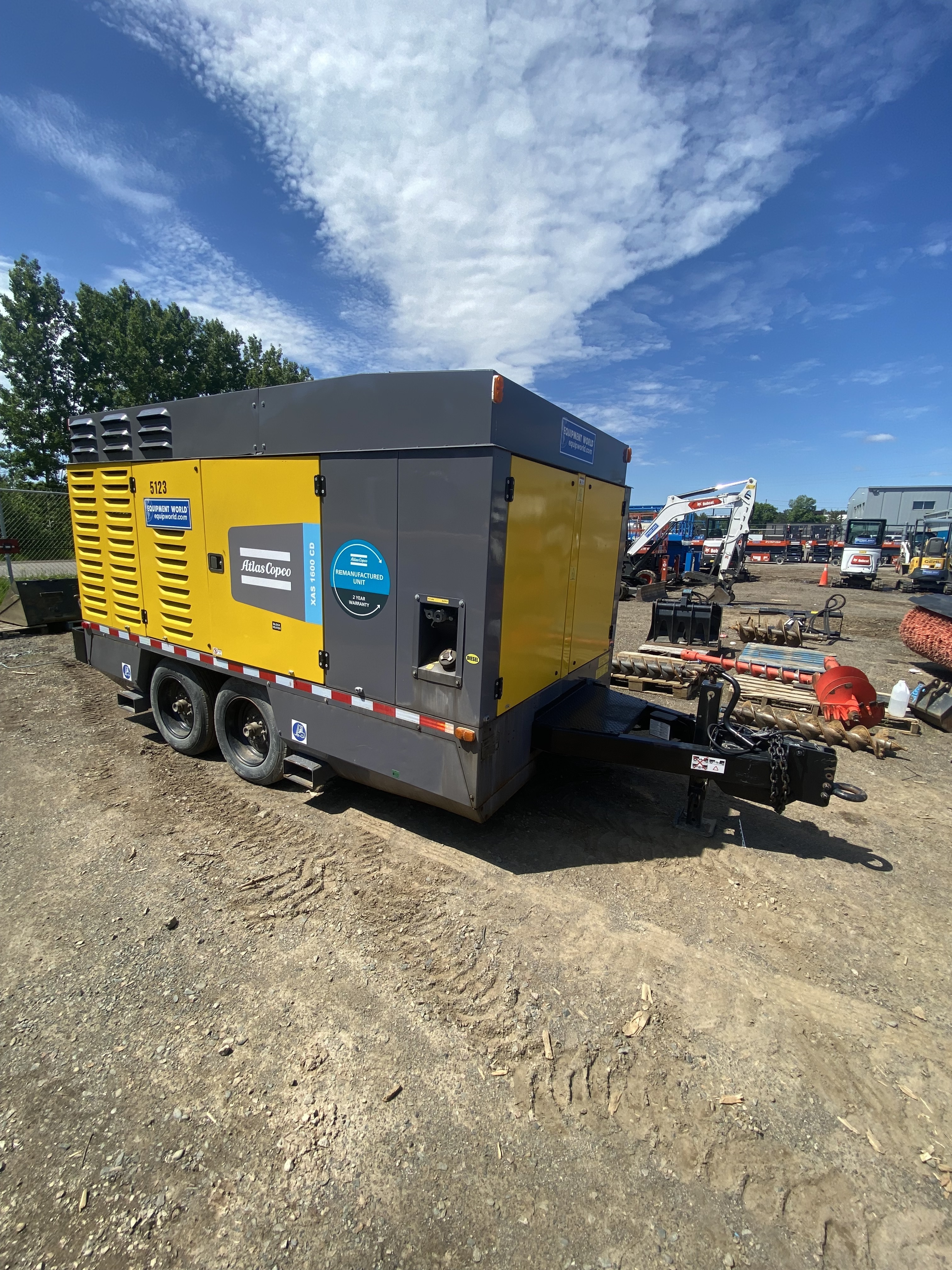 アブ1600c IAR Atlas Copco XAS 1600 CD6 Portable Air Compressor | Gerrard